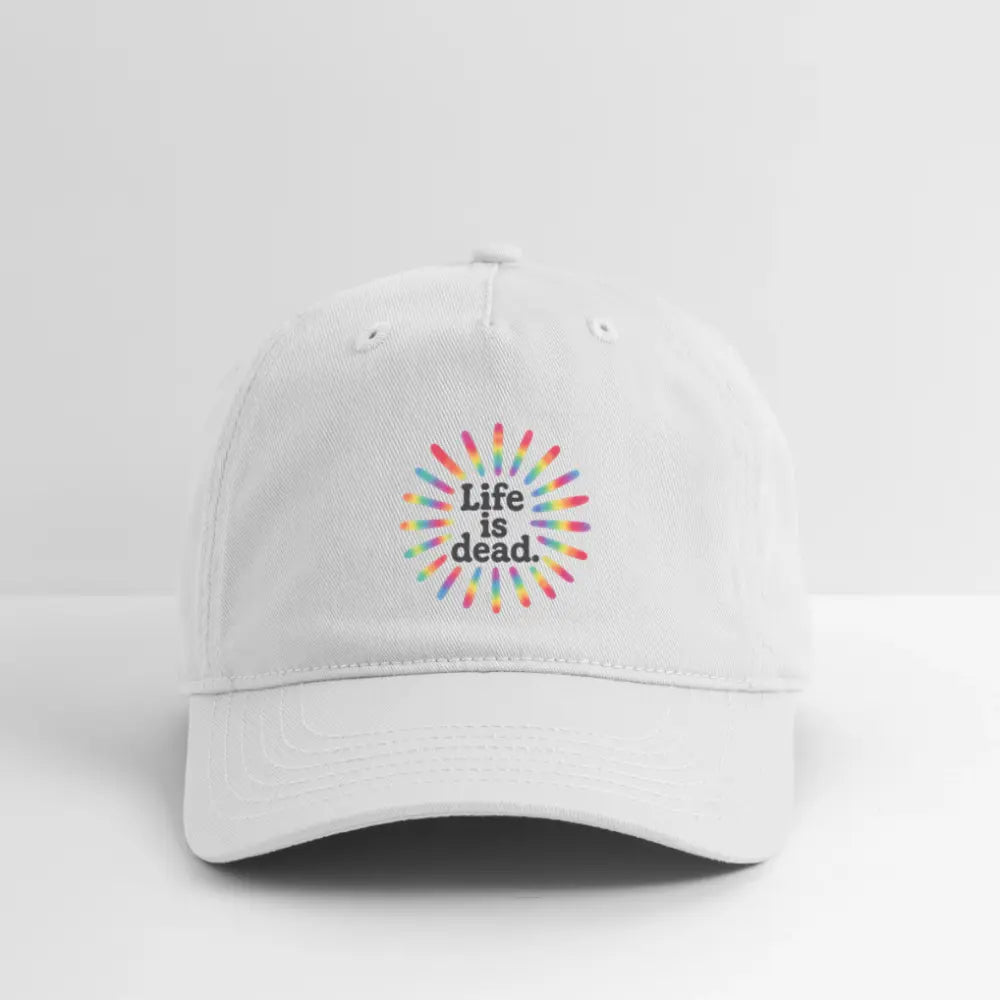 Life is dead.® TieDye Sunburst Grateful Dead Dad Hat