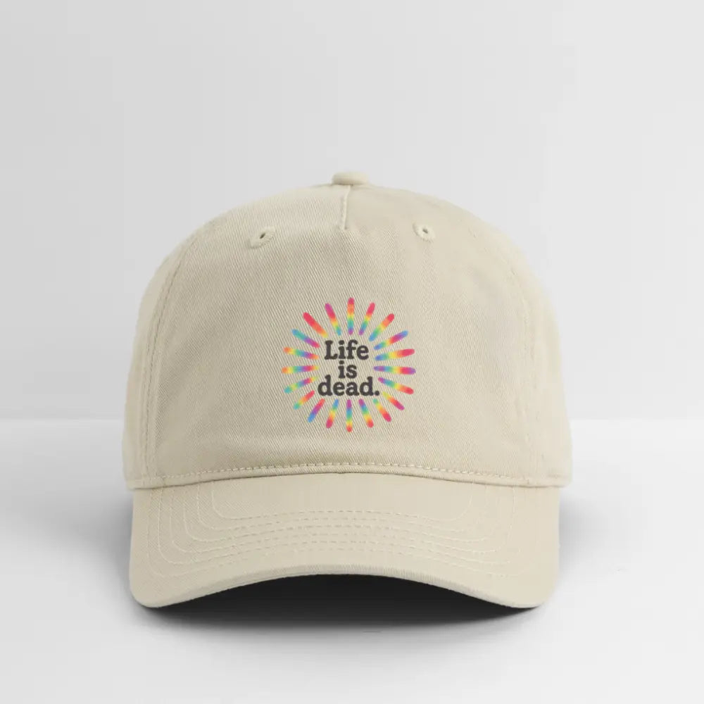Life is dead.® TieDye Sunburst Grateful Dead Dad Hat